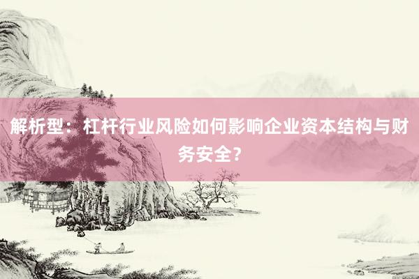 解析型：杠杆行业风险如何影响企业资本结构与财务安全？