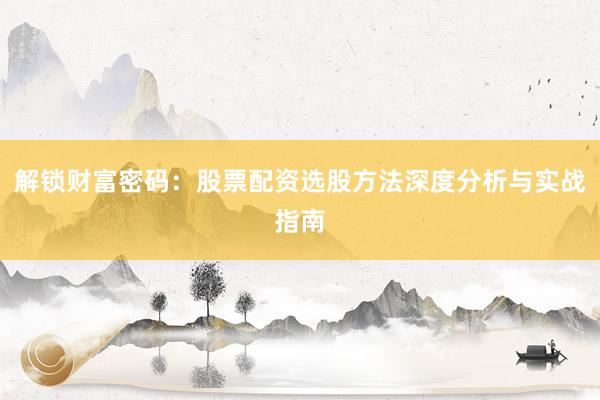 解锁财富密码：股票配资选股方法深度分析与实战指南